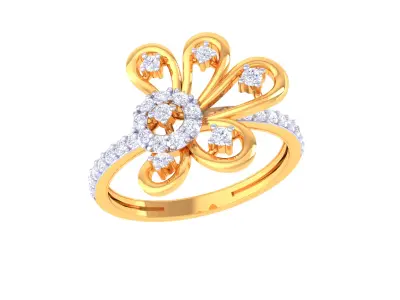  Women Ring MTL 3dm STL OBJ FBX Details 3D print model 30