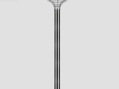 Jean Perzel Art Deco Floor Lamp 38 Low-poly 3D model