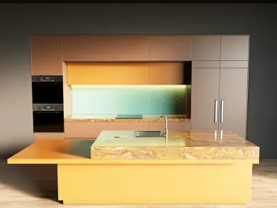 85-Kitchen1 matte 8 3D model
