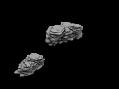 Mountain - Cliff - Stone 11 3D model