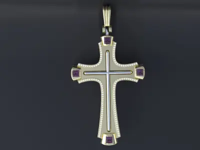 Orthodox cross  cnc model or  3D print model
