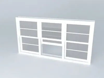 Window bookcase Free 3D model