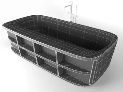 Bath Kreoo hug 3D model