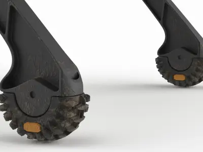  Ghost Robotics Vision 60 Robot Tactical Quadruped Green Black Simplified 