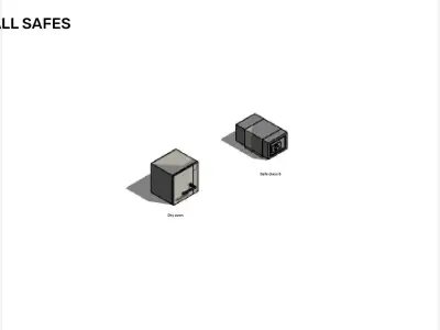 Safes - Pack of revit families 3D model