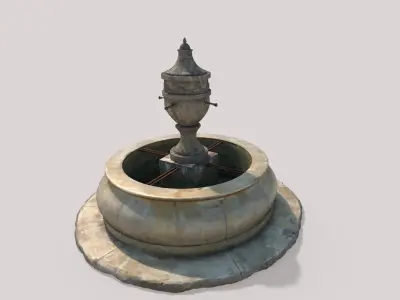 Ancient Fountain 3D model