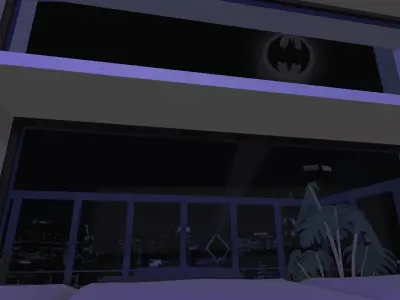 the batman house 3D model