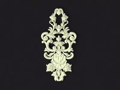 dekor gold ornament 3D model
