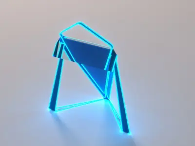 Scifi Podium 3D model