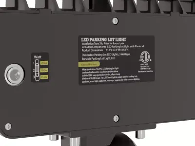 Outdoor LED Lights 3D Model 3D model