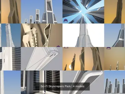 Sci-Fi Skyscrapers Pack
