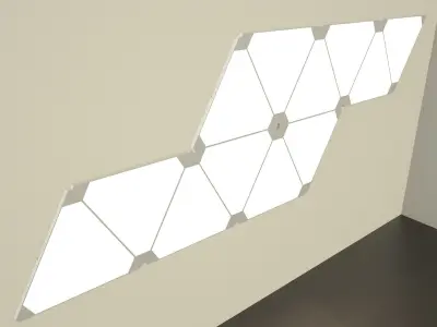 Nanoleaf Tile Light Low-poly 3D model