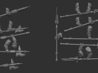 Tempest Legion - MK3 Melee upgrade Pack 1 3D print model