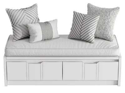 Seat Pillows Set 5 3D model