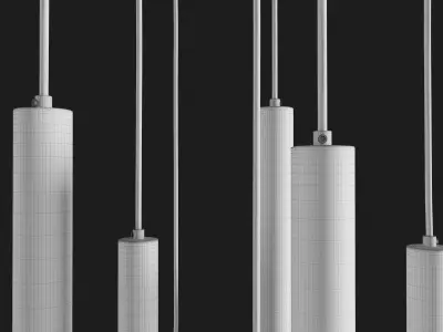 Pendant Lamp Zuma Line Loya P0461-09C-B5SC 3D model