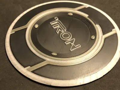 Tron Legacy Disc Wall Plaque 3D print model