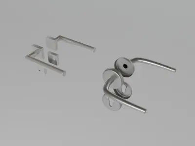 Door handles 3D model