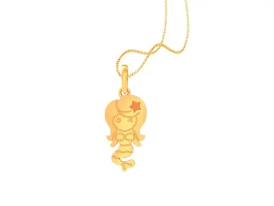 Kids Pendants 3dm STL OBJ FBX Renders Details 3D print model