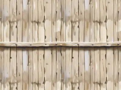 Stylized Wood Fence Seamless Texture  Texture