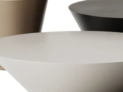 POND Round coffee tables by ACERBIS 3D model