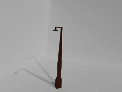 Simple Street Light Low-poly 3D model