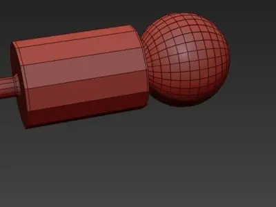 Sputnik Chandelier 60 12 3D model