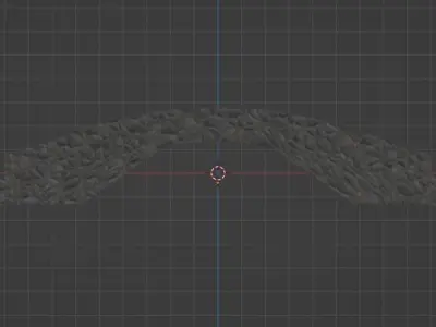 Medieval stone bridge Free 3D model