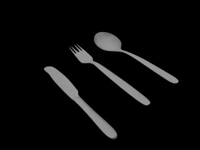 service cutlery 3D model