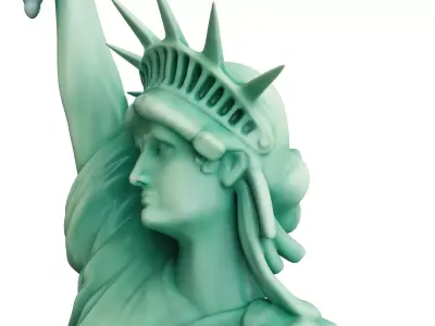 Statue Of The Liberty Low-poly 3D model