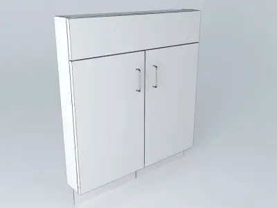 Sink Cabinet Free 3D model