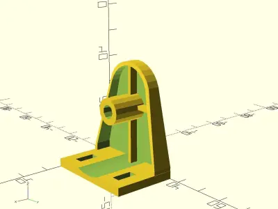 Window blinds mount 3D print model