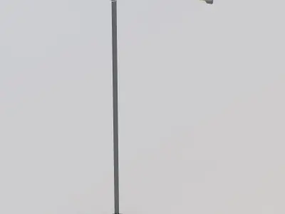 Detailed Brazo Floor Lamp 3D model