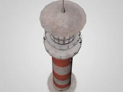 Lighthouse Low-poly 3D model 2