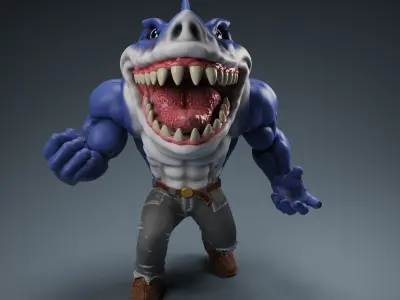 Street Sharks 3D print model