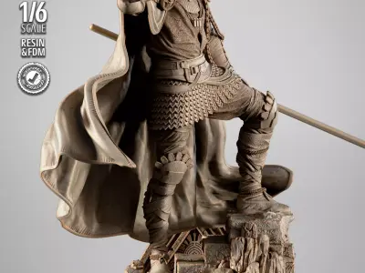 STAR WARS Exar Kun Sculpture 3D print model