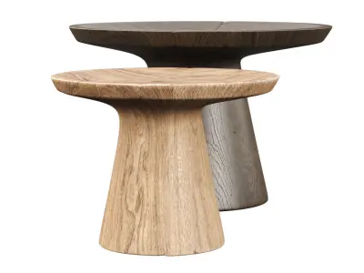 Margarete Wooden Coffee Table  3D model