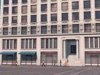 Arctic building Low-poly 3D model