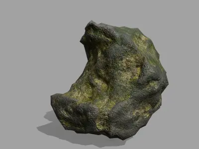 Rock Set Low-poly 3D model 28
