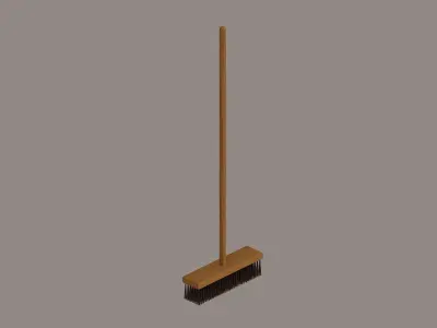 Outdoor Broom 3D model