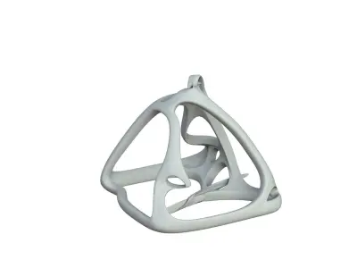 SciFi Cube Object No 62631 Low Poly Shape Low-poly 3D model