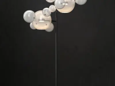 Floor lamp Giopato and Coombes Bolle 12 3D model