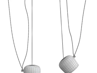 Aim Small LED Pendant Light Low-poly 3D model