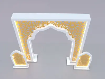 Islamic Gate 3D model