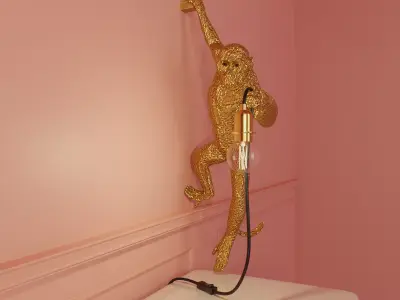Monkey lamp 3D model