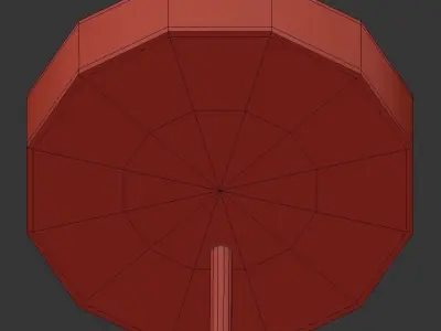 Butterlamp gold 3D model