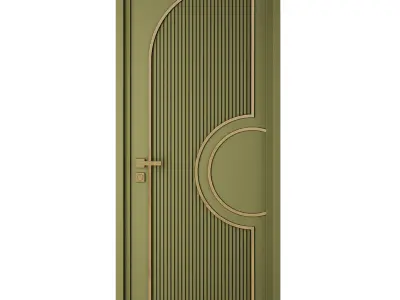 Entrance door set184 3D model