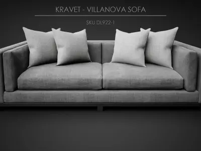 The Kravet Villanova Sofa - SKU DL922-1 3D model