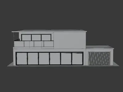 Modern house 3D model 50