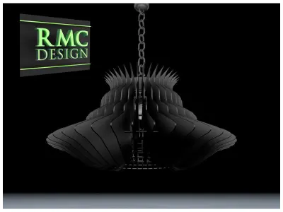 Chandelier 04 By RMC Design 3D model