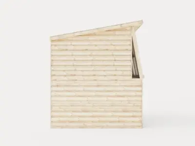 Garden Potting Shed Low-poly 3D model